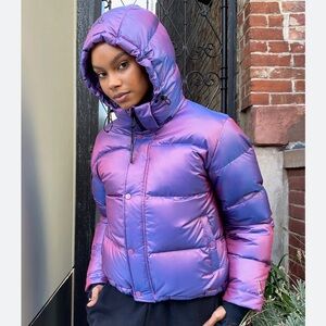 Iridescent Superpuff Shorty